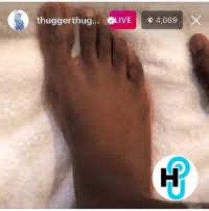 Black thug feet
